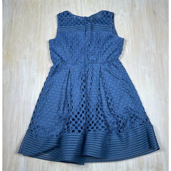 Lane Bryant Sleeveless Eyelet Lace Fit & Flare Cocktail Romantic Party Dress 16 - Picture 10 of 13